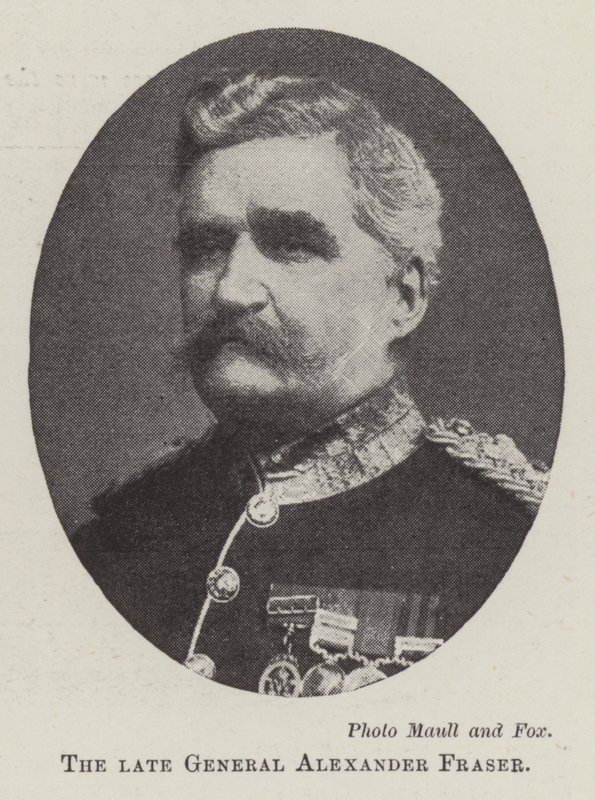 El difunto General Alexander Fraser de English Photographer