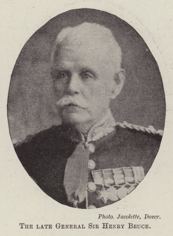 El difunto General Sir Henry Bruce de English Photographer