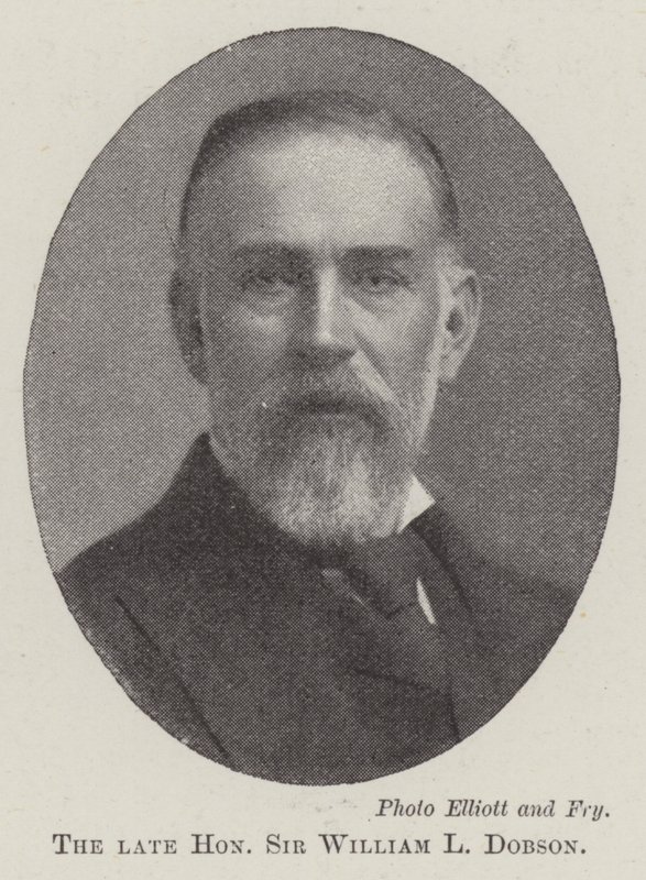 El difunto Honorable Sir William L Dobson de English Photographer