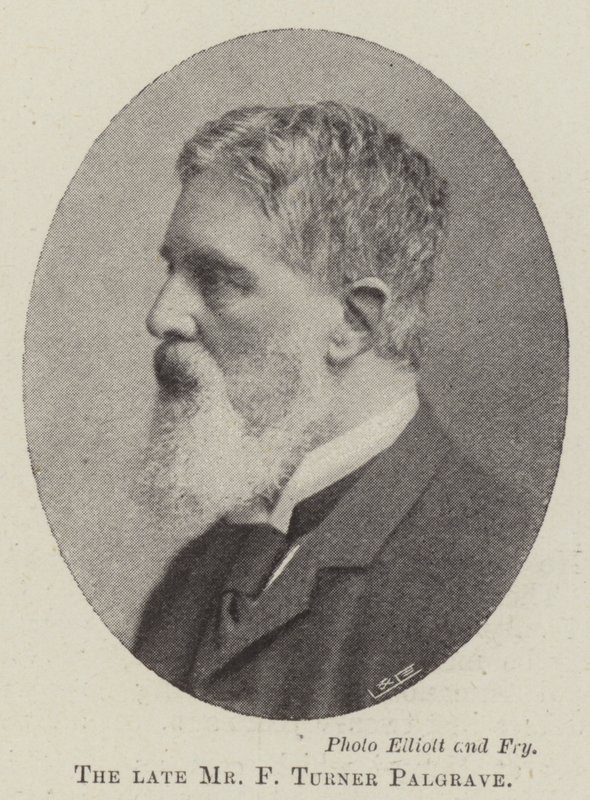 El difunto Sr. F Turner Palgrave de English Photographer