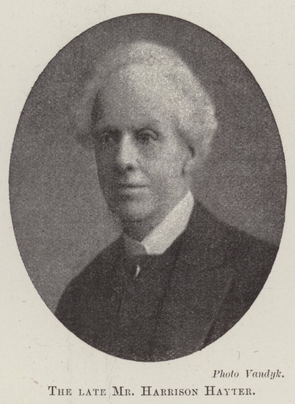 El difunto Sr. Harrison Hayter de English Photographer