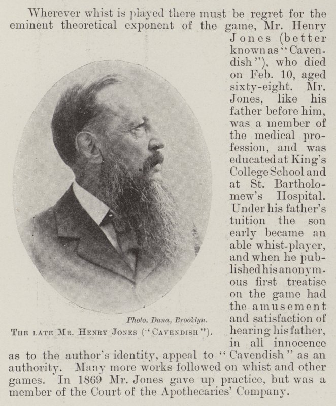 El difunto Sr. Henry Jones (Cavendish) de English Photographer