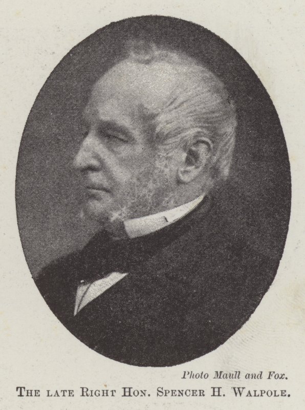 El difunto muy honorable Spencer H Walpole de English Photographer