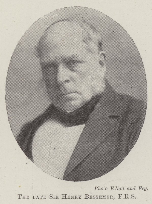 El difunto Sir Henry Bessemer, FRS de English Photographer