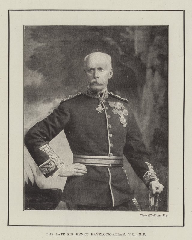 El difunto Sir Henry Havelock-Allan, VC, MP de English Photographer