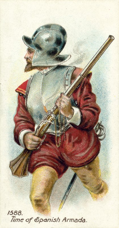 1588, época de la Armada Española de English School