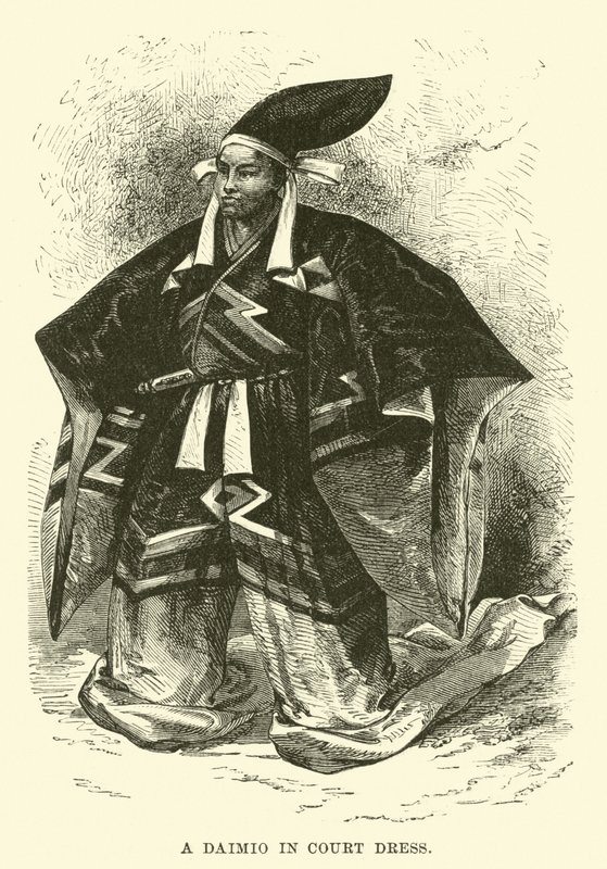 Un daimio en traje de corte de English School
