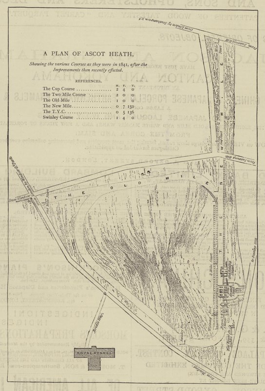 Un Plano de Ascot Heath de English School
