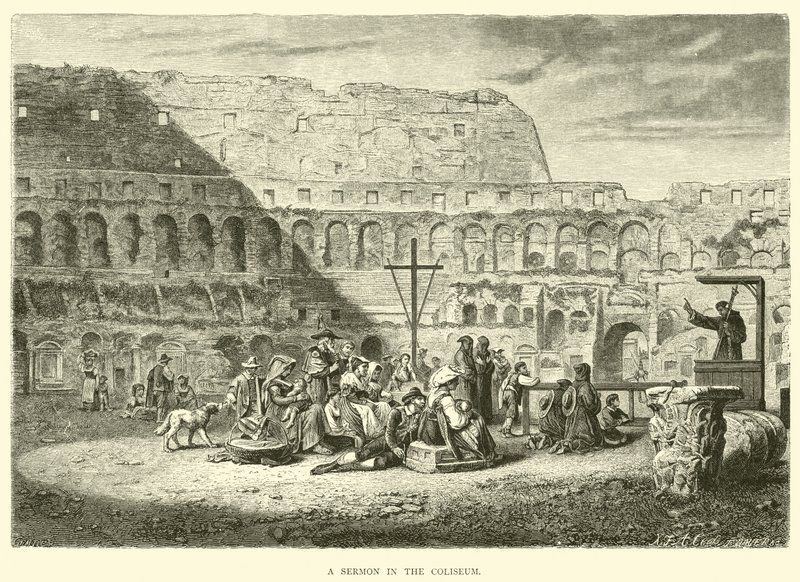 Un sermón en el Coliseo de English School