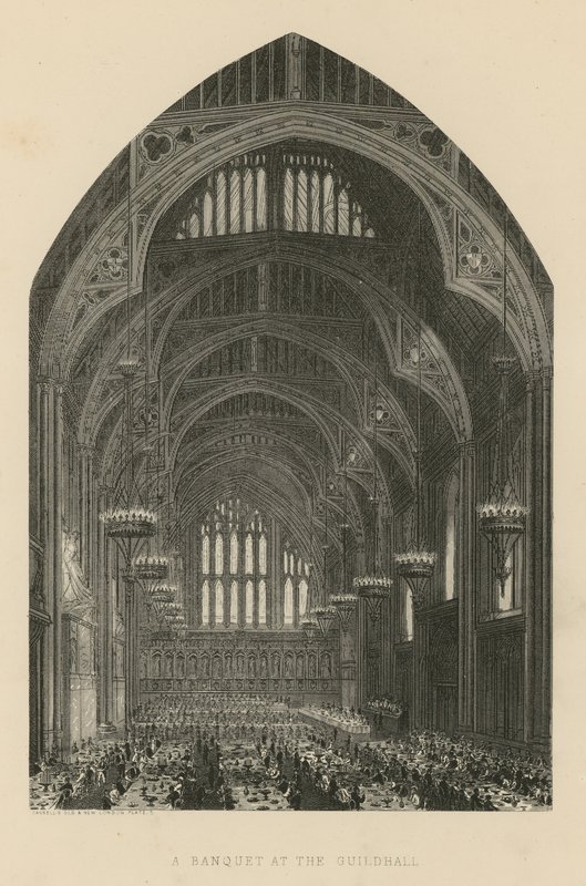 Un banquete en el Guildhall de English School