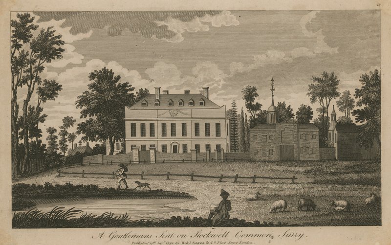 Residencia de un caballero en Stockwell Common, Surrey de English School