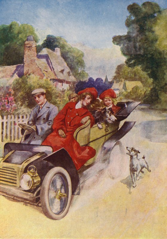 A jolly motor ride (litografía en color) de English School