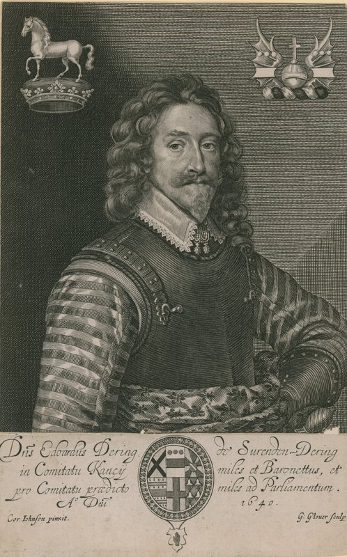 Retrato de Sir Edward Dering de English School