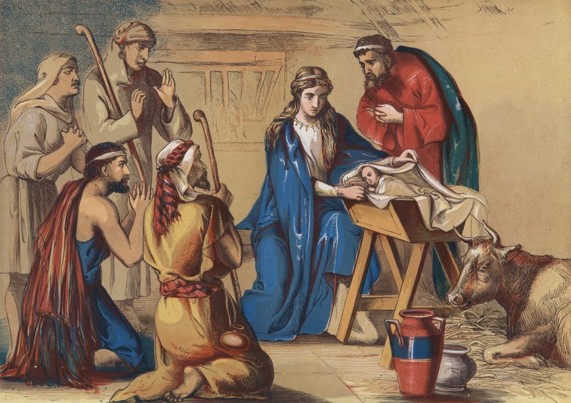 Adoración de los pastores de English School