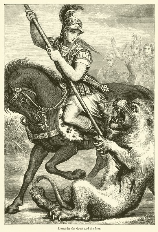 Alejandro Magno y el León de English School