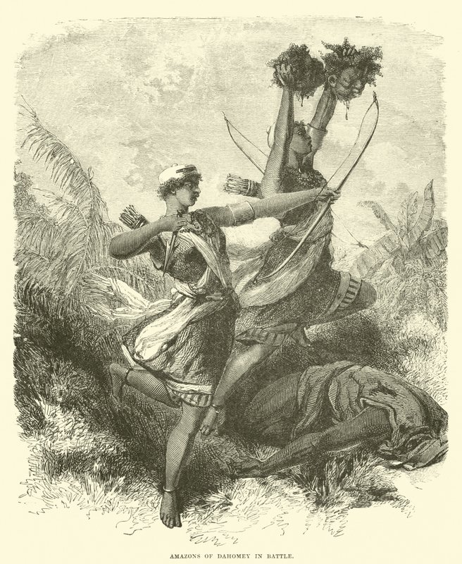 Amazonas de Dahomey en batalla de English School