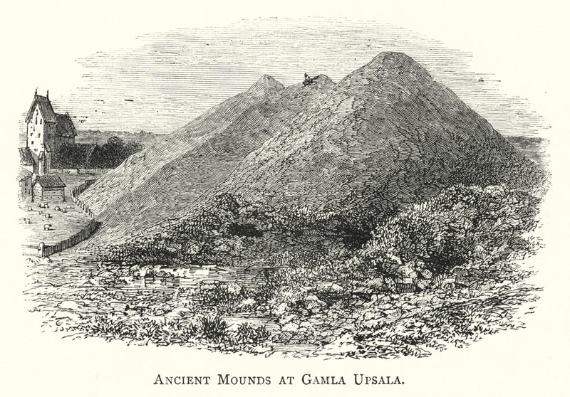 Antiguos montículos en Gamla Upsala de English School