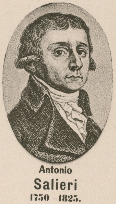 Antonio Salieri (grabado) de English School