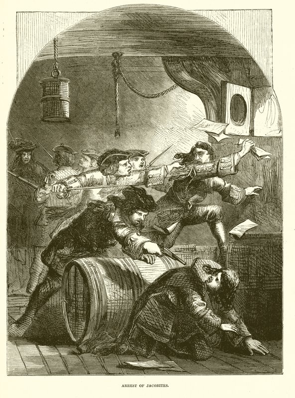 Arresto de jacobitas de English School