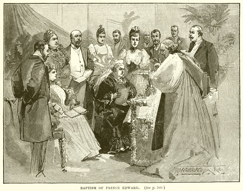 Bautismo del Príncipe Eduardo de English School