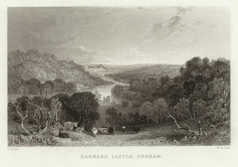 Castillo de Barnard, Durham de English School