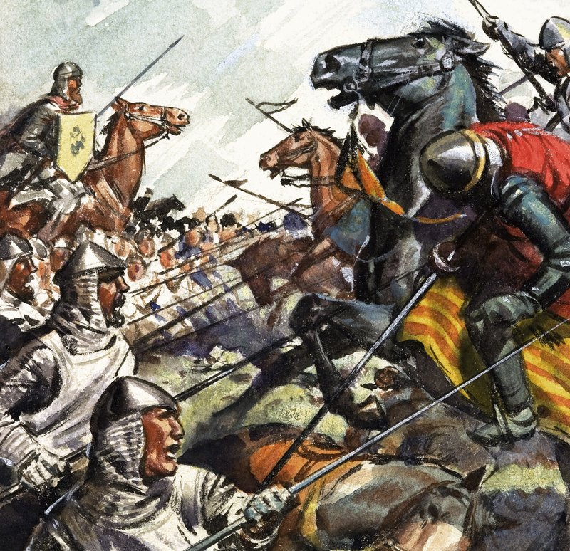 Batalla de Bannockburn de English School