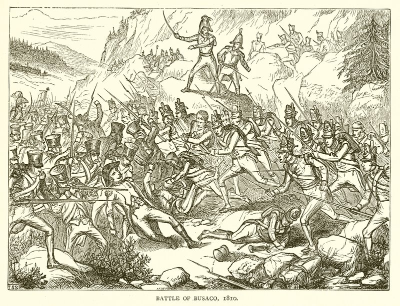 Batalla de Busaco, 1810 de English School