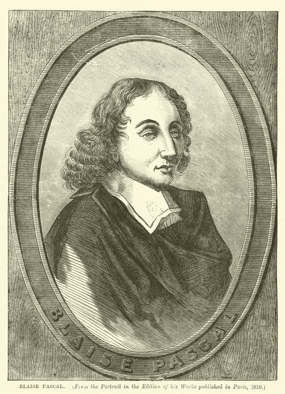 Blaise Pascal (grabado) de English School