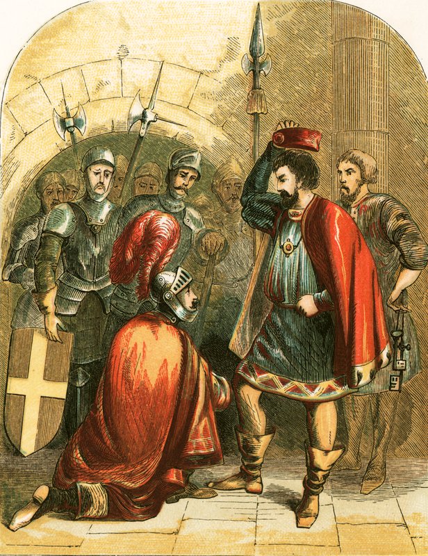 Bolingbroke y Ricardo II de English School