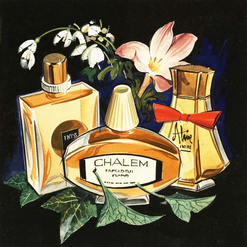 Botellas de perfume de English School