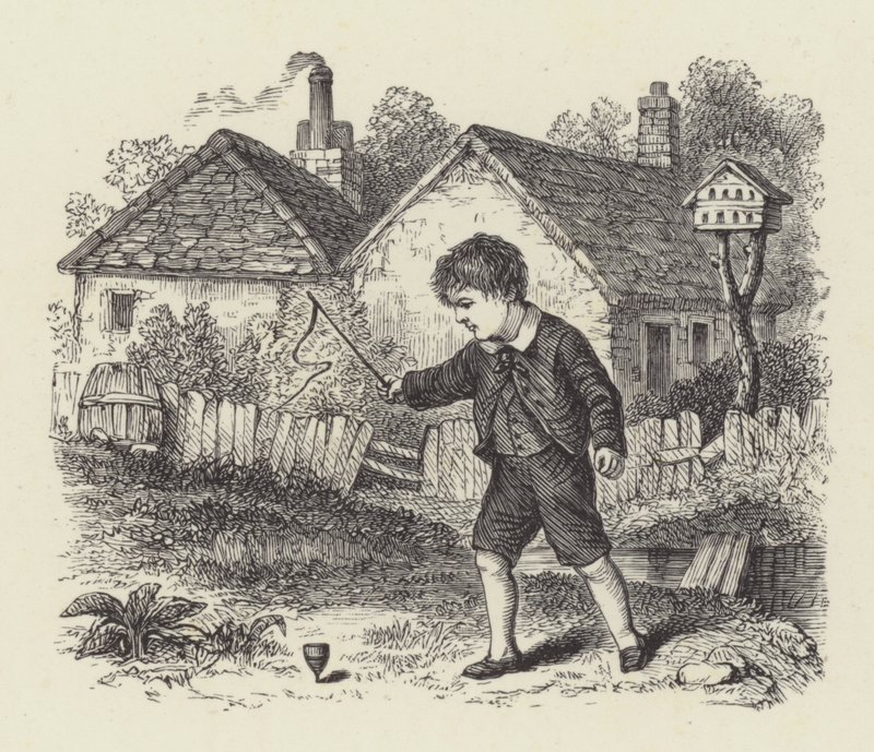 Niño con trompo de English School