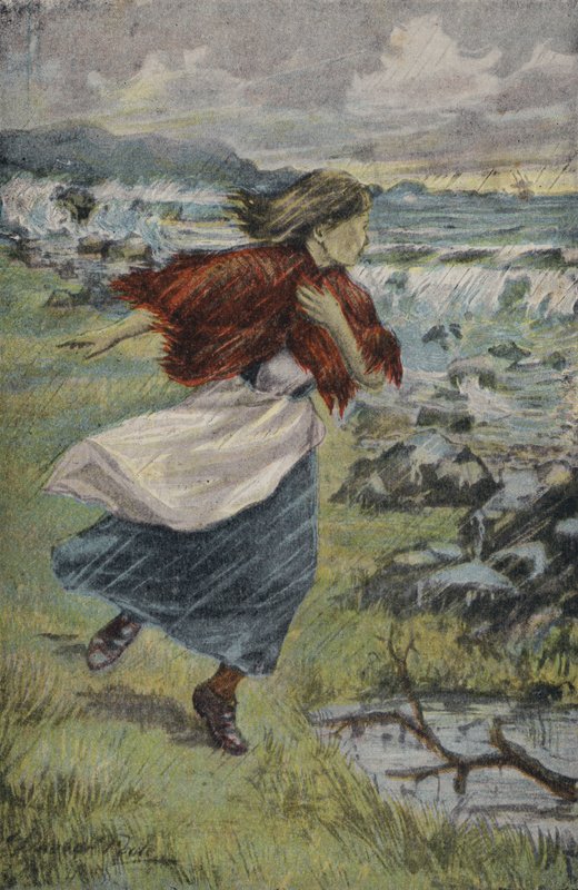 Brave Margaret (litografía en color) de English School