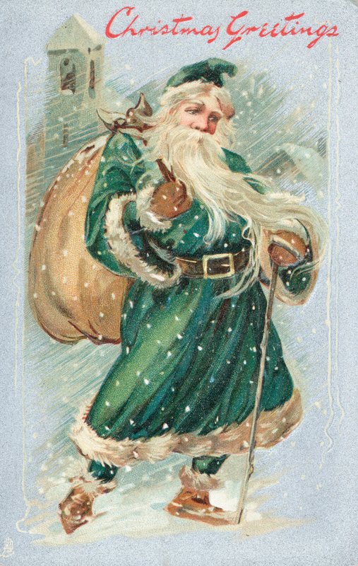 Tarjeta de Navidad británica de English School