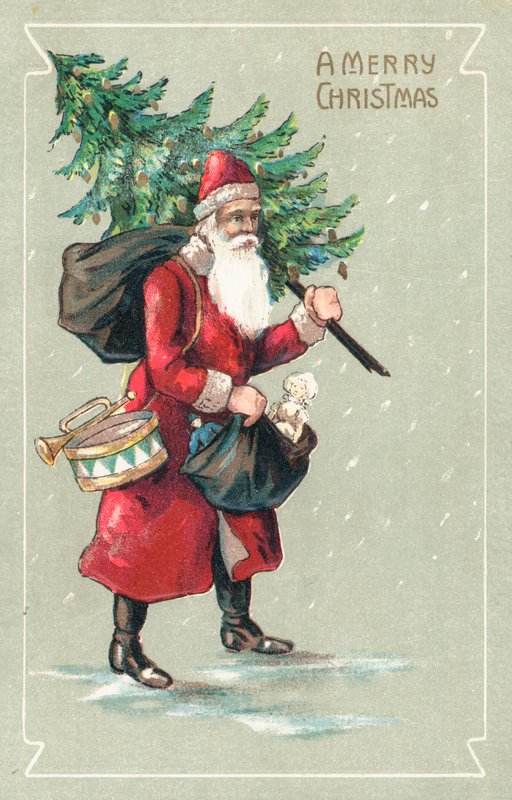 Tarjeta de Navidad británica de English School
