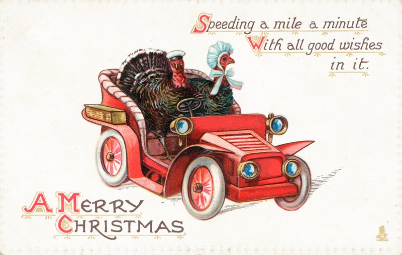 Tarjeta de Navidad británica de English School