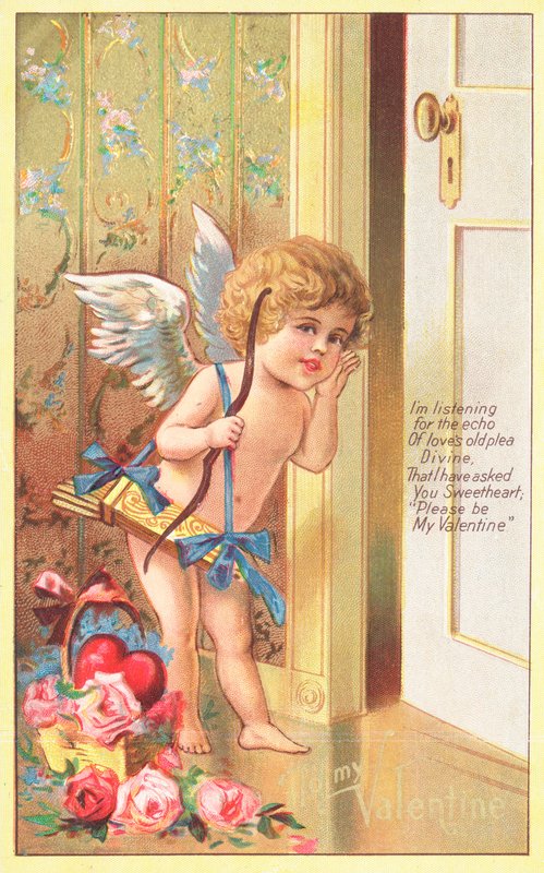 Tarjeta de San Valentín británica de English School