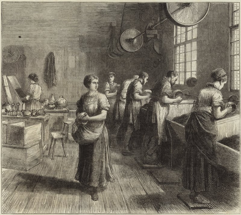 Edificios e industrias de Sheffield de English School