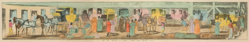 Posada Bull and Mouth, Londres de English School