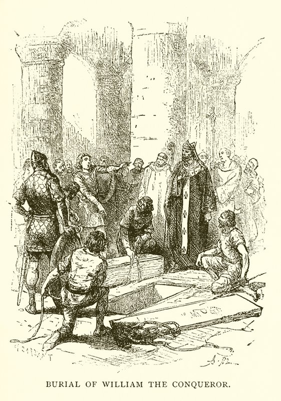 Entierro de Guillermo el Conquistador de English School