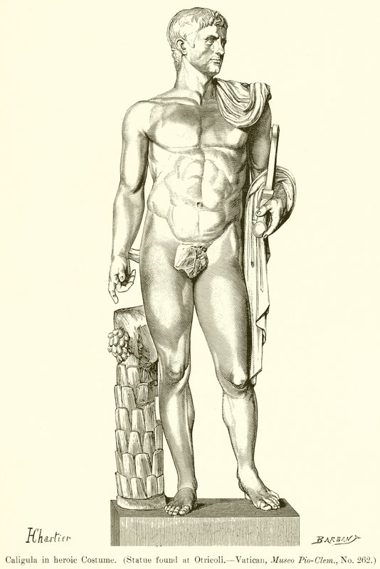 Calígula en traje heroico de English School