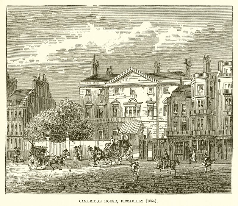 Casa Cambridge, Piccadilly (1854) de English School