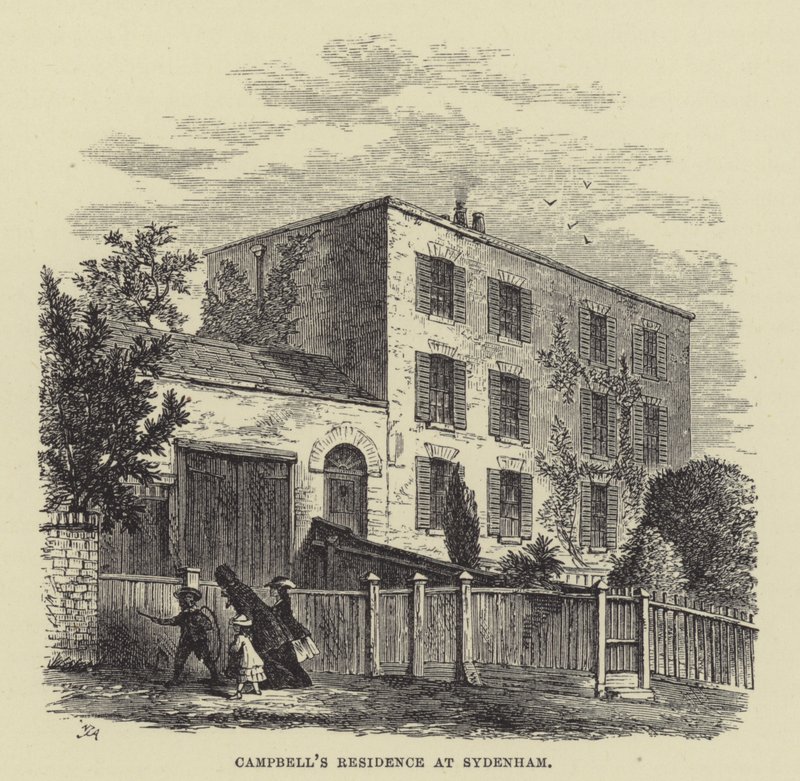 La residencia de Campbell en Sydenham de English School