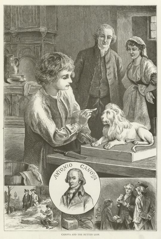 Canova y el León de Mantequilla de English School