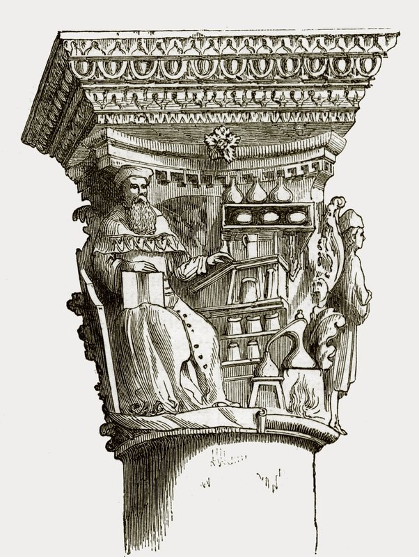 Capitel en el palacio de Ragusa de English School