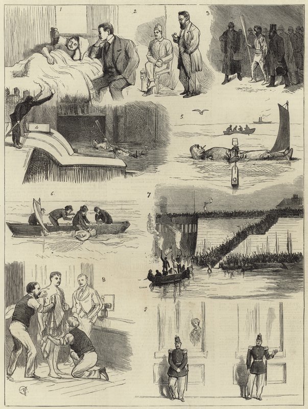 El viaje del Capitán Boyton a través del Canal de English School