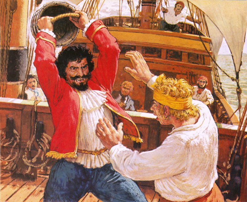 El capitán Kidd golpeando a More de English School