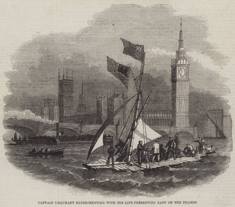 La balsa salvavidas del Capitán Urquhart de English School
