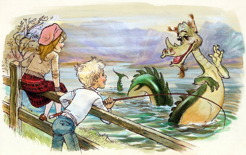 Capturando al monstruo del Lago Ness de English School