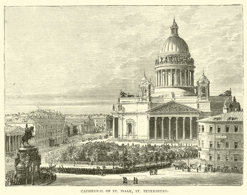 Catedral de San Isaac, San Petersburgo de English School