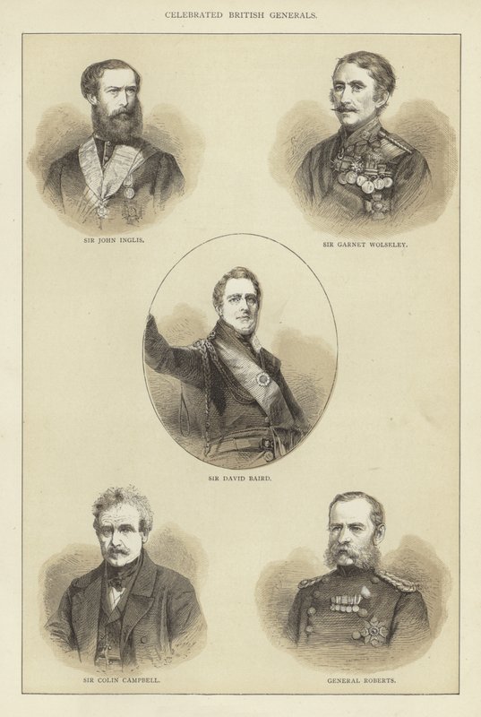 Generales británicos célebres de English School